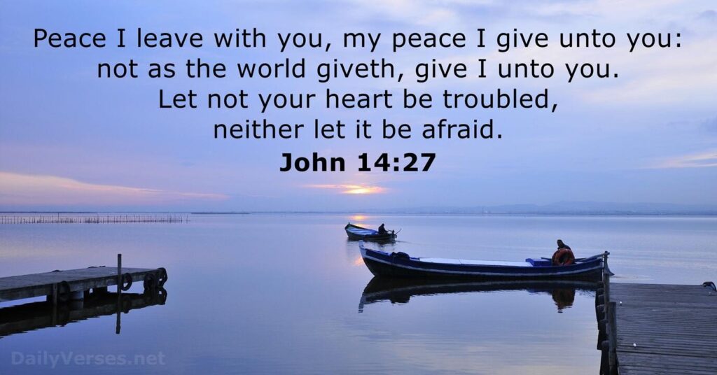 Prayer for Peace Bible Verses
